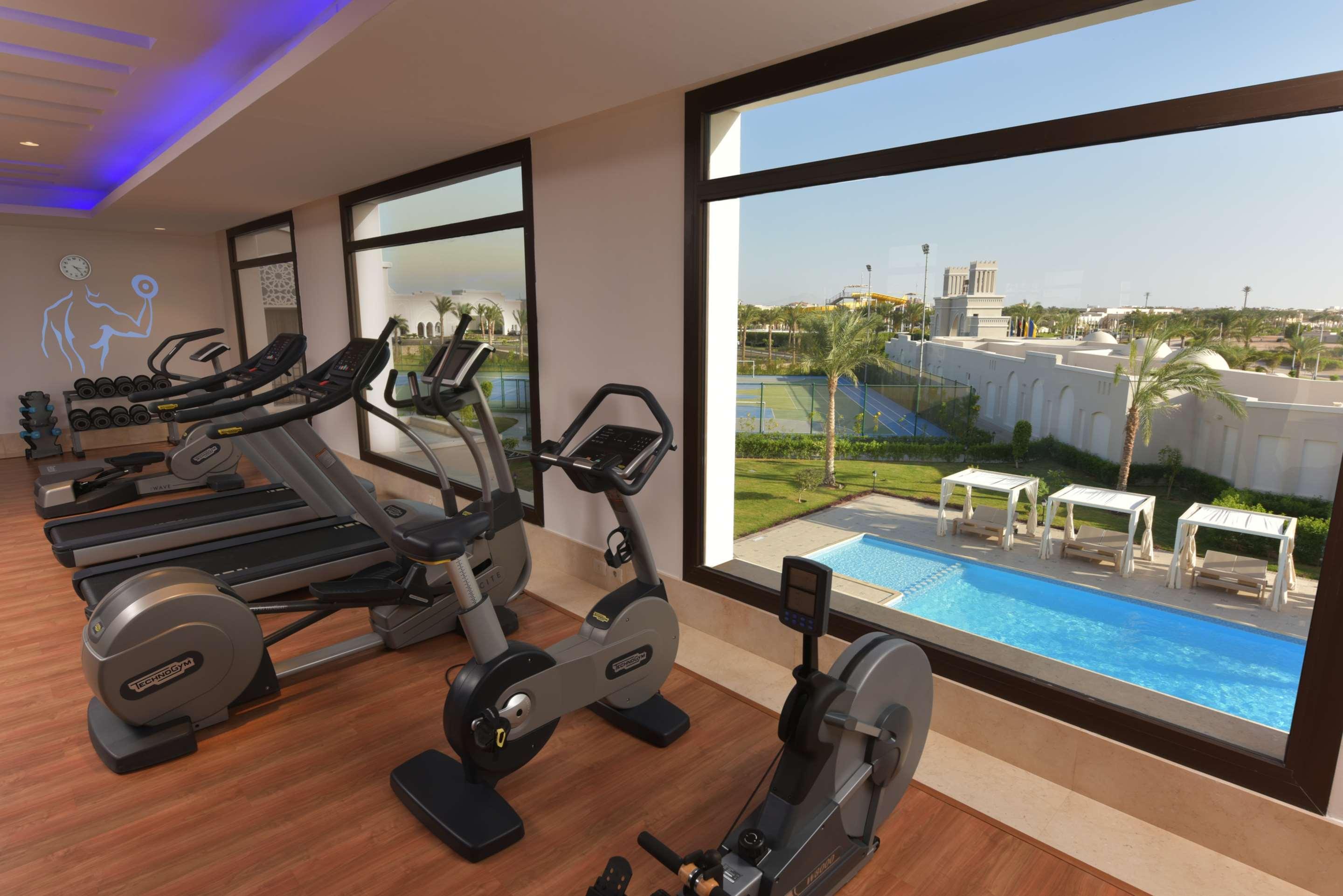 Steigenberger Alcazar Hotell Sharm el-Sheik Eksteriør bilde 3D rendering of a gym